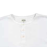 Crochet Layered Henley Shirt